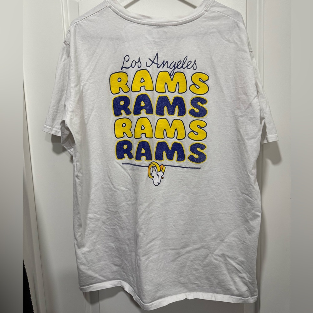 Los Angeles Rams NFL Team Apparel Women's White Shirt